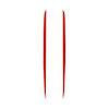 201472 Hood Stripe Decals, 1984-1990 Chevy Corvette, Red Faux Leather - image 1