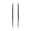 201488 Hood Stripe Decals, 1984-1996 Chevy Corvette, Black Carbon Fiber - image 1