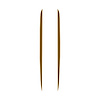 201492 Hood Stripe Decals, 1984-1996 Chevy Corvette, Matte Gold - image 1