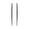 201495 Hood Stripe Decals, 1984-1996 Chevy Corvette, Matte Dark Gray - image 1