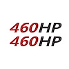 202168 Mirror HP Decals, 2005-2023 Chevy Corvette, Pair, # Gloss Red, HP Gloss Black - image 1