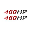 202174 Mirror HP Decals, 2005-2023 Chevy Corvette, Pair, # Gloss Red, HP Black Carbon Fiber - image 1