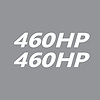 202176 Mirror HP Decals, 2005-2023 Chevy Corvette, Pair, # Gloss White, HP Gloss White - image 1