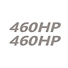 202178 Mirror HP Decals, 2005-2023 Chevy Corvette, Pair, # Gloss Silver, HP Gloss Silver - image 1