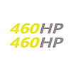 202181 Mirror HP Decals, 2005-2023 Chevy Corvette, Pair, # Gloss Yellow, HP Gloss Silver - image 1