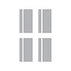 202348 Wheel Hash Decal Package, 2020-2023 Chevy Corvette, Gloss Gray - image 1