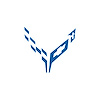 202407 Engine Cover Emblem Overlay, 2020-2023 Chevy Corvette, Matte Blue - image 1
