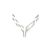 202417 Engine Cover Emblem Overlay, 2020-2023 Chevy Corvette, Chrome Brushed Steel - image 1