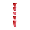 202434 Engine Cover Center Stripe Kit, 2020-2023 Chevy Corvette, 5pc Red Carbon Fiber - image 1