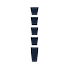 202442 Engine Cover Center Stripe Kit, 2020-2023 Chevy Corvette, 5pc Gloss Blue - image 1
