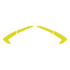 202448 Fender Vent Scoop Accent Overlay, 2020-2023 Chevy Corvette, Pair Matte Yellow - image 1
