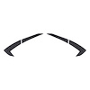 202456 Fender Vent Scoop Accent Overlay, 2020-2023 Chevy Corvette, Pair Gloss Carbon Flash - image 1