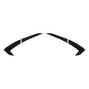 202460 Fender Vent Scoop Accent Overlay, 2020-2023 Chevy Corvette, Pair Matte Black - image 1