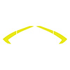 202461 Fender Vent Scoop Accent Overlay, 2020-2023 Chevy Corvette, Pair Gloss Yellow - image 1