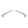 202462 Fender Vent Scoop Accent Overlay, 2020-2023 Chevy Corvette, Pair Gloss Gray - image 1