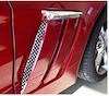 202474 Fender Vent/Cove Screens, 2010-2013 Chevy Corvette, Grand Sport, Aluminum - image 1
