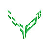 202519 Front Flag Emblem Insert Overlay Set, 2020-2023 Chevy Corvette, Gloss Lime Green - image 1