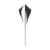 202525 Rear Stingray Emblem Shadow Overlay Outline Decal, 2020-2023 Chevy Corvette, Gloss Carbon Flash - image 1