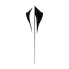 202537 Rear Stingray Emblem Shadow Overlay Outline Decal, 2020-2023 Chevy Corvette, Gloss Black - image 1