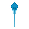 202545 Rear Stingray Emblem Shadow Overlay Complete Decal, 2020-2023 Chevy Corvette, Gloss Rapid Blue - image 1