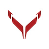 202549 Front Flag Emblem Full Overlay Set, 2020-2023 Chevy Corvette, Gloss Red - image 1