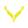 202550 Front Flag Emblem Full Overlay Set, 2020-2023 Chevy Corvette, Gloss Yellow - image 1