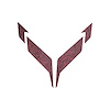 202556 Front Flag Emblem Full Overlay Set, 2020-2023 Chevy Corvette, Gloss Demon Black - image 1