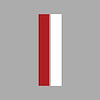 202567 ZR1 Wing Dual Stripe Decal, 2014-2019 Chevy Corvette, Gloss Red Gloss White - image 1