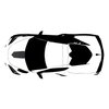 202592 Hood Stinger Style Stripe, 2020-2023 Chevy Corvette, Gloss Carbon Flash - image 2