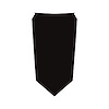 202594 Hood Stinger Style Stripe, 2020-2023 Chevy Corvette, Matte Black - image 1
