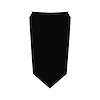 202596 Hood Stinger Style Stripe, 2020-2023 Chevy Corvette, Gloss Black - image 1