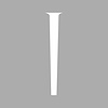 202660 Split Rear Window Decal, 2020-2023 Chevy Corvette, Gloss White - image 1