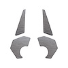 202678 Engine Bay Trim Panel Overlay Accents, 2020-2023 Chevy Corvette, 4pc, Brushed Aluminum - image 1