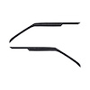 202710 Door Panel Speaker Accent Stripes, 2020-2023 Chevy Corvette, Pair Gloss Carbon Flash - image 1