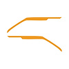 202718 Door Panel Speaker Accent Stripes, 2020-2023 Chevy Corvette, Pair Gloss Orange - image 1