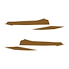 202747 Front Grille Enhancement Overlay Decal Set, 2020-2023 Chevy Corvette, 4pc, Gloss Gold - image 1