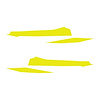 202748 Front Grille Enhancement Overlay Decal Set, 2020-2023 Chevy Corvette, 4pc, Gloss Yellow - image 1