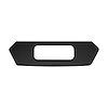 202849 License Plate Filler Area Vinyl Decal, 2020-2023 Chevy Corvette, Black Carbon Fiber - image 1