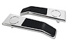203327 Inner Door Opening Handle W/Emblem, 1968-1977 Chevy Corvette, Right/Passenger - image 1