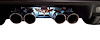 203436 LED Exhaust Enhancer Plate W/Polishing Kit, 2005-2013 Chevy Corvette, Blue - image 1