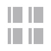 203734 Vinyl Wheel Hash Mark Decals, 1953-2023 Chevy Corvette, Gloss Gray - image 1