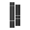 203793 Front to Back Dual Stripes, 1963-2019 Chevy Corvette, Black Carbon Fiber - image 1