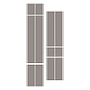 203822 Dual Two Tone W/Pin Stripes, 1963-2019 Chevy Corvette, Silver/Silver - image 1