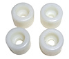 206890 Seat Bumper Kit, 1963-1967 Chevy Corvette, 4pc Set Lower, Plastic W/4pc Screw Set - image 1