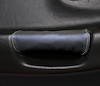 207660 Leather Door Pull Covers, 1997-2004 Chevy Corvette, Black W/Millennium Yellow Stitch