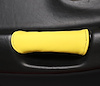 207669 Leather Door Pull Covers, 1997-2004 Chevy Corvette, Millennium Yellow W/Black Stitch
