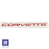211594 Dash Air Bag Vinyl Lettering Kit, 1997-2004 Chevy Corvette, Gloss Red - image 1