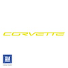 211608 Dash Air Bag Vinyl Lettering Kit, 2005-2013 Chevy Corvette, Gloss Yellow - image 1