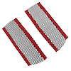 212828 Fender Vent/Cove Styling Screens, 1973-1979 Chevy Corvette, Aluminum W/Black Finish - image 1
