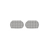212845 Brake Cooling Duct Mesh Screens, 2015-2019 Chevy Corvette, Z06/GS, Stainless Steel W/Black Finish - image 1
